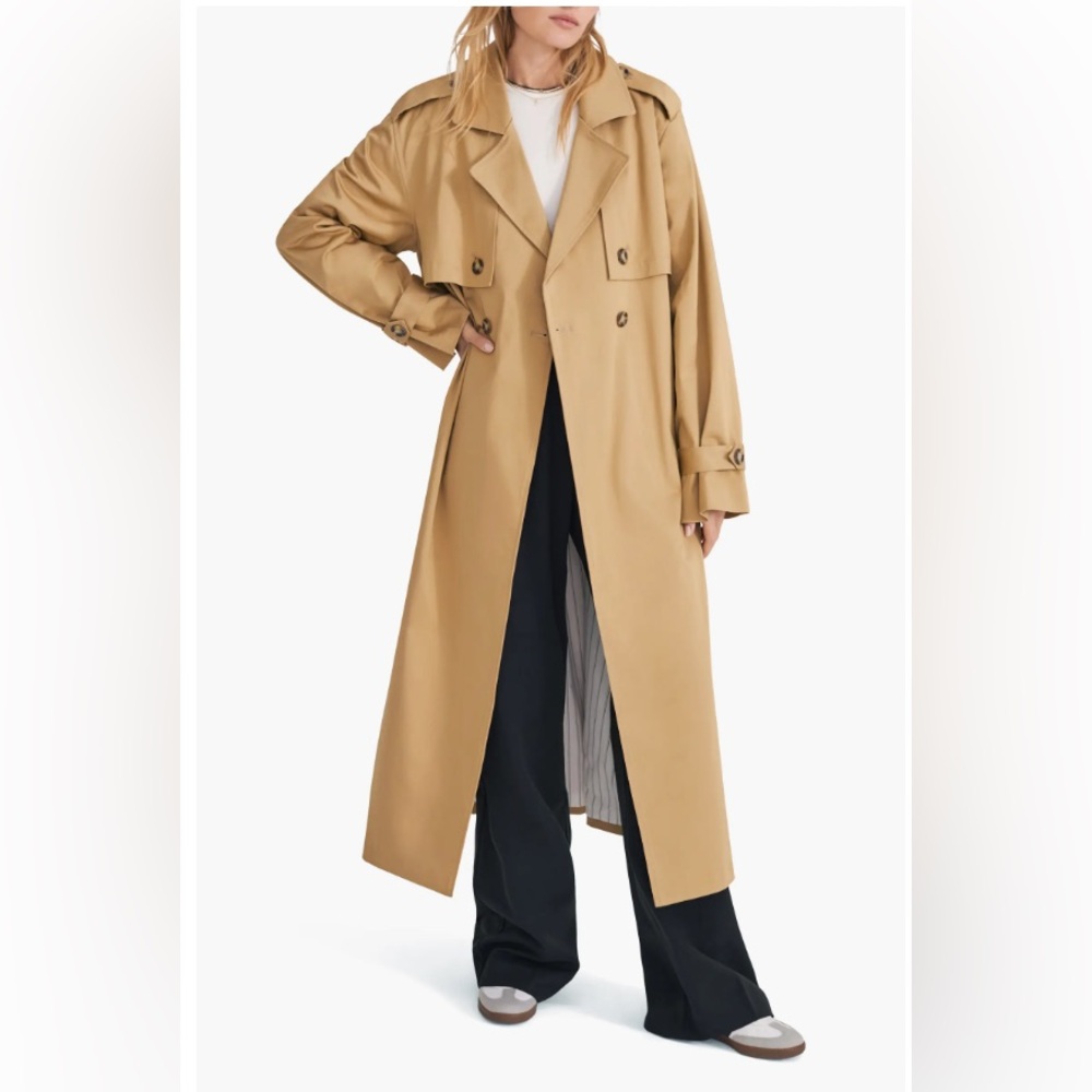 Favorite Daughter Camel Trench Coat